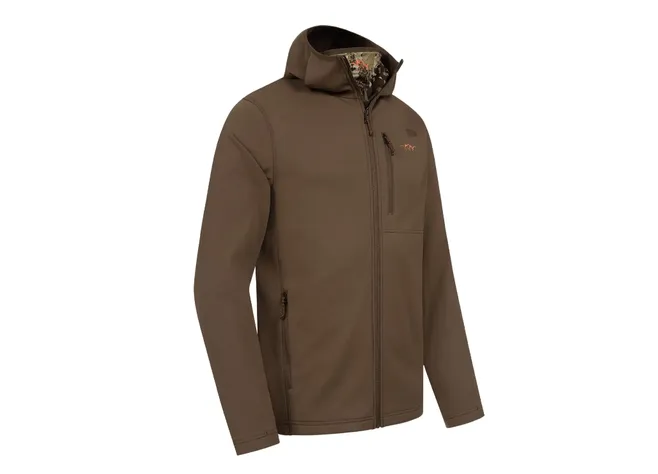 Куртка Blaser Active Outfits Men’s Drain FZ Hoody Dark brown Фото 2